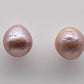 10-11mm Natural Color Edison Pearl Loose Pair Undrilled with High Luster for Making Earring, SKU # 1363EP