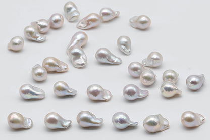 12-13mm Baroque Pearl Single Loose Piece Undrilled with Super High Luster and Smooth Surface for Jewelry Making, AAA Quality, SKU # 1371BA