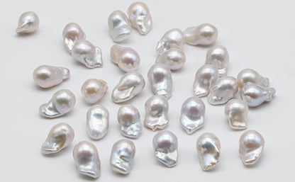 12-13mm Baroque Pearl Single Loose Piece Undrilled with Super High Luster and Smooth Surface for Jewelry Making, AAA Quality, SKU # 1371BA