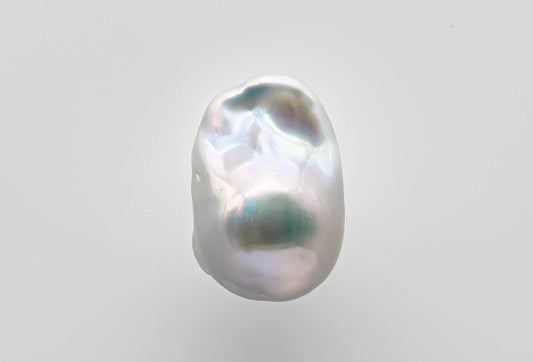 13-14mm AAA Baroque Pearl Single Piece Undrilled Loose with Extremely Nice Luster and Smooth Surface for Making Jewelry, SKU # 1370BA