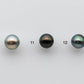 9-10mm Tahitian Pearl Single Piece in Natural Colors and High Lusters with Blemish, Predrilled Hole, SKU # 1386TH