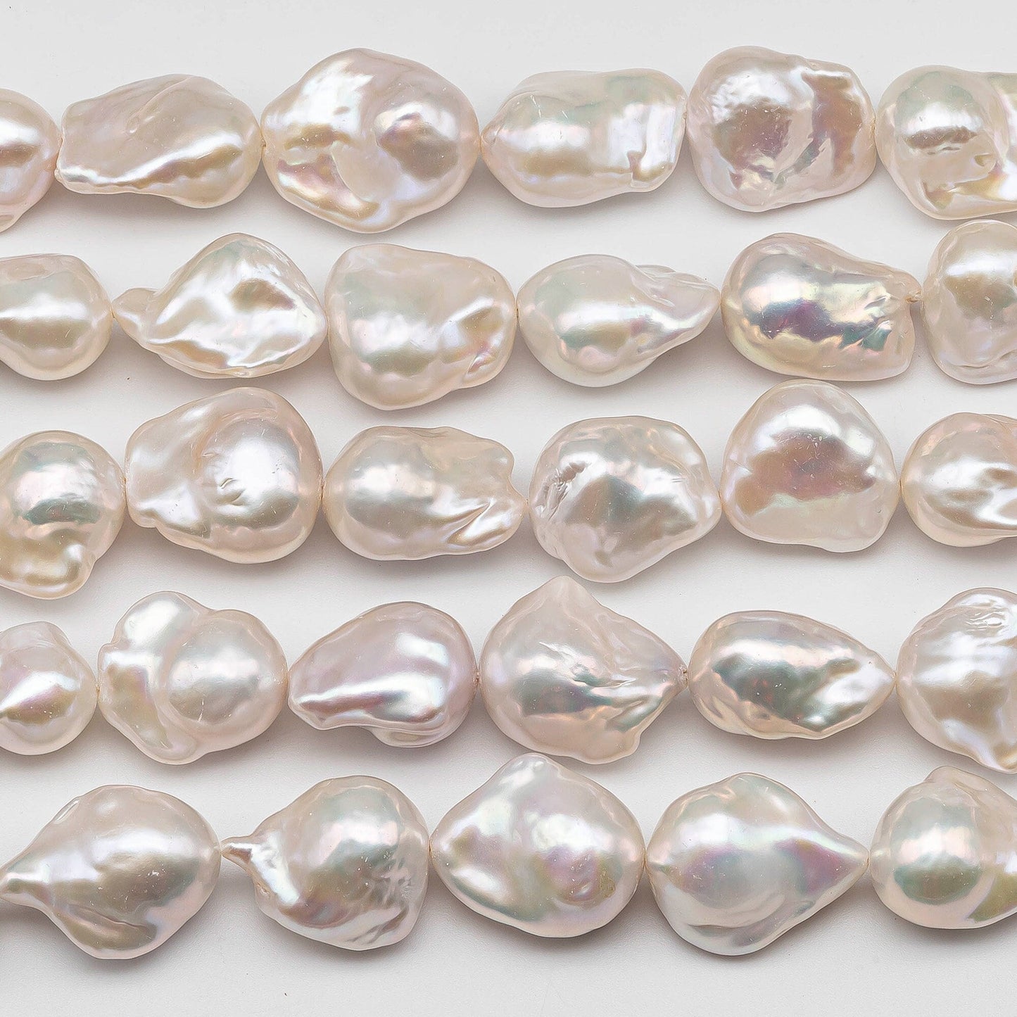 AAA 16-18mm Freshwater Baroque Pearl, Top Quality with Gorgeous Luster and Smooth Surface in Full Strand for Jewelry Making, SKU # 1436BA