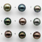10-11mm Near Round Tahitian Pearl with High Luster and Natural Color, 1 Single Piece with Full Predrilled Hole, SKU # 1447TH