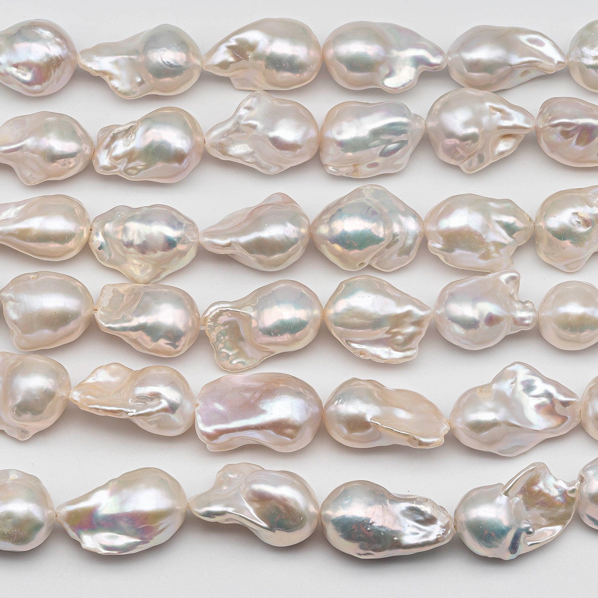 Fireball pearls, 14-15mmx20-35mm large nucleated baroque pearl, genuine freshwater flameball pearl beads, large cheapest teardrop pearls PX094