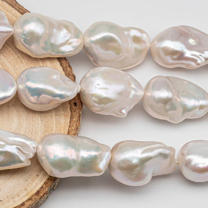 16-18mm AAA Baroque Pearl with Amazing Luster in Full strand for Making Jewelry, SKU # 1435BA