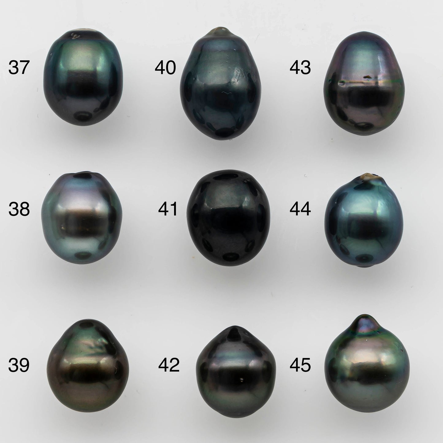 10-11mm Colorful Tahitian Pearl Single Piece Drop in Natural Color and High Luster with Minor Blemishes, Loose Undrilled, SKU # 1484TH