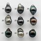 9-10mm Baroque Tahitian Pearl Teardrop Loose Undrilled, One Piece in High Luster and Natural Color, SKU # 1471TH