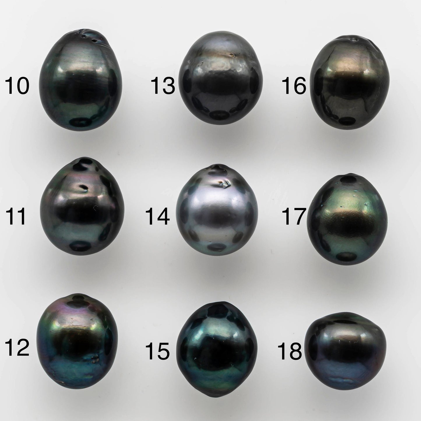 12-13mm Awesome Tahitian Pearl Drop in Natural Color and High Luster, Single Piece Undrilled, SKU # 1507TH