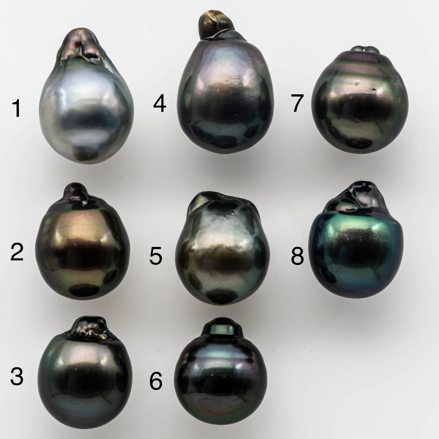 14-15mm Huge Tahitian Pearl Teardrop Single Piece Loose Undrilled in Natural Color and High Luster, SKU # 1515TH