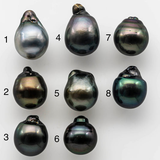 14-15mm Huge Tahitian Pearl Teardrop Single Piece Loose Undrilled in Natural Color and High Luster, SKU # 1515TH