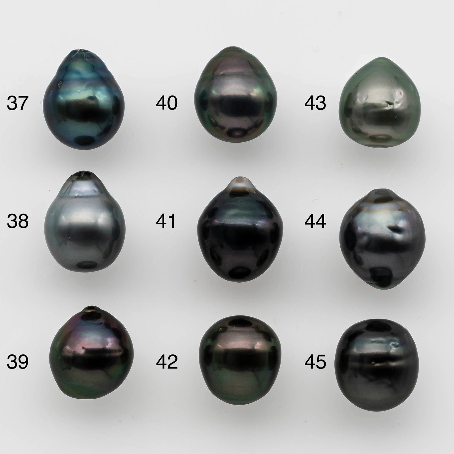 10-11mm Tahitian Pearl Drop Undrilled Loose Single Piece in High Luster and Natural Color with Minor Blemishes, SKU # 1486TH