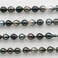 8-9mm Drop Tahitian Pearl Multi Color and High Luster in Short Strand for Jewelry Making, SKU # 1529TH