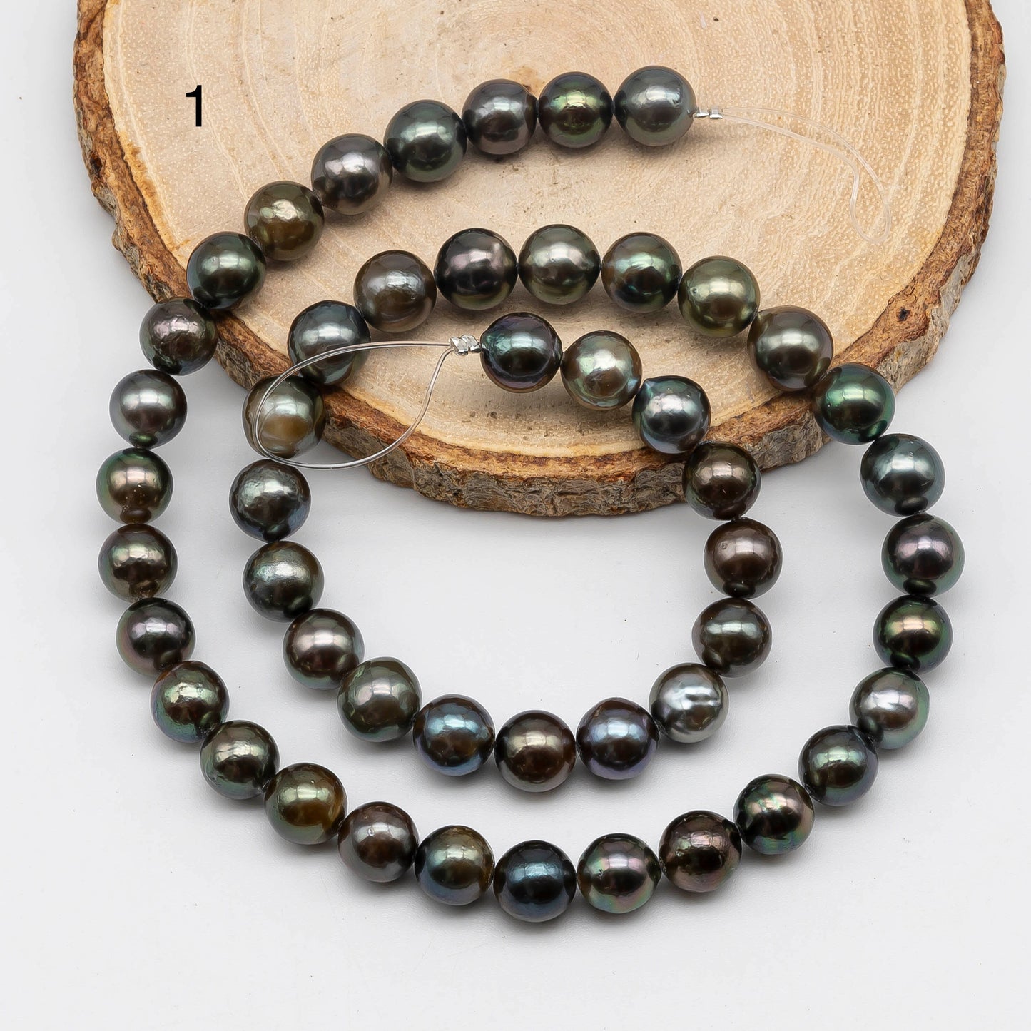 8-9mm Round Tahitian Pearl Strand - 1531TH