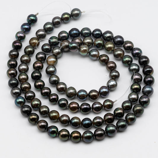 8-9mm Round Tahitian Pearl Strand - 1531TH