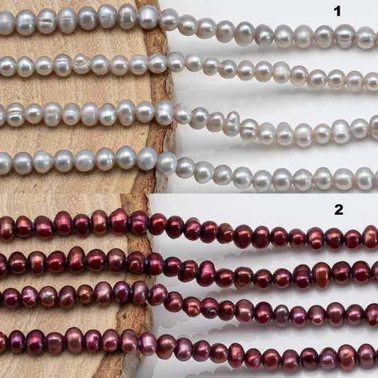 3-4mm Potato Freshwater Pearl Bead for Jewelry Making, SKU # 1633FW