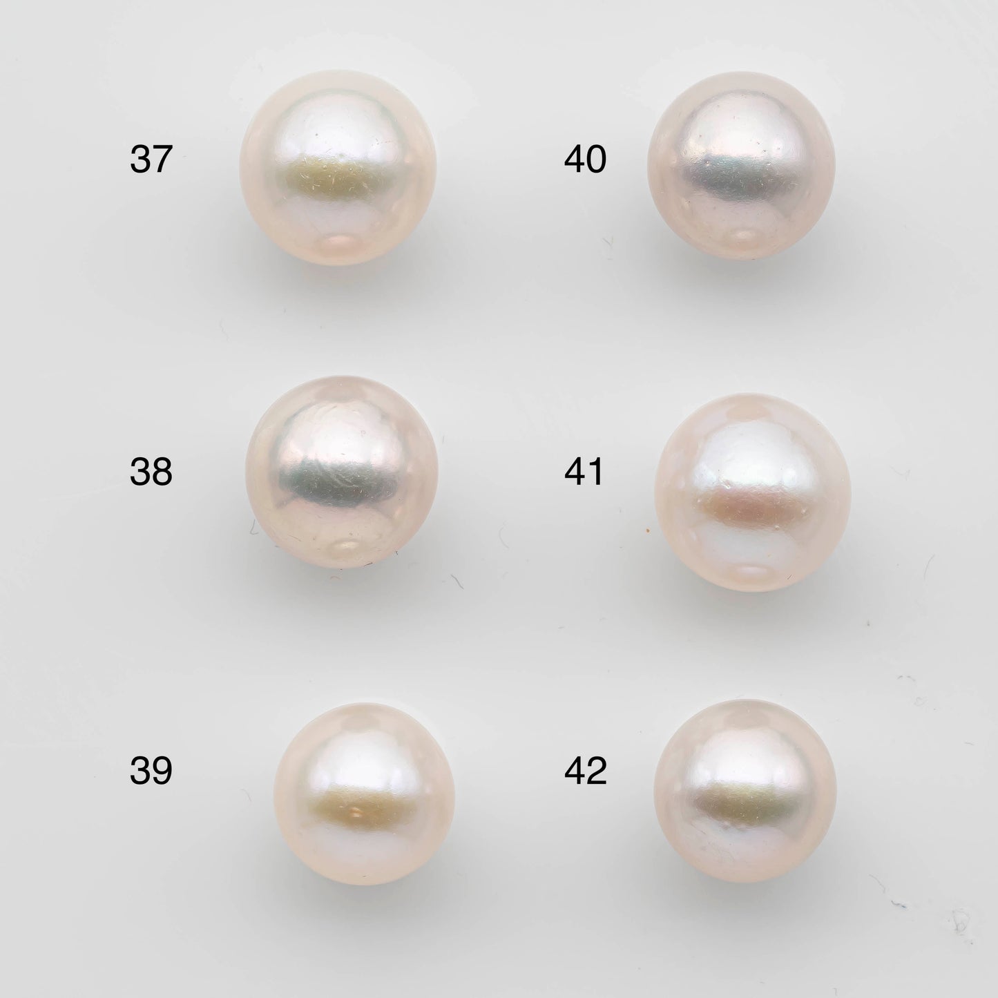 11-2mm White Edison Pearl White Round Single Loose Undrilled