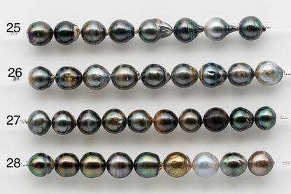 Tahitian Pearl in 4 inch stand with near round or teardrop.